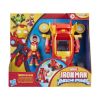 Picture of Hasbro Marvel: Iron Man And His Awesome Friends - Iron Man 2 in 1 Mech Suit & Vehicle - Figure & Vehicle (G1474)