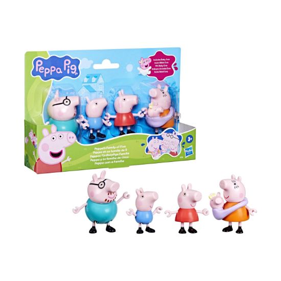 Picture of Hasbro Peppa Pig: Peppas's  Family of Five - Figures Set (G0506)