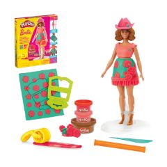 Picture of Hasbro Play-Doh: Fashion - Barbie Designer Dolls Florals And Fringe (G1360)