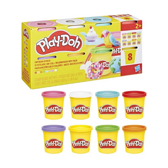 Picture of Hasbro Play-Doh: Doh & More - Rainbow 8 Pack (G0691)