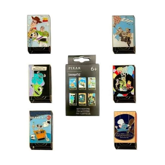 Picture of Loungefly Disney: Pixar Vhs Tapes Mystery Pins (WDPN3843-EA)
