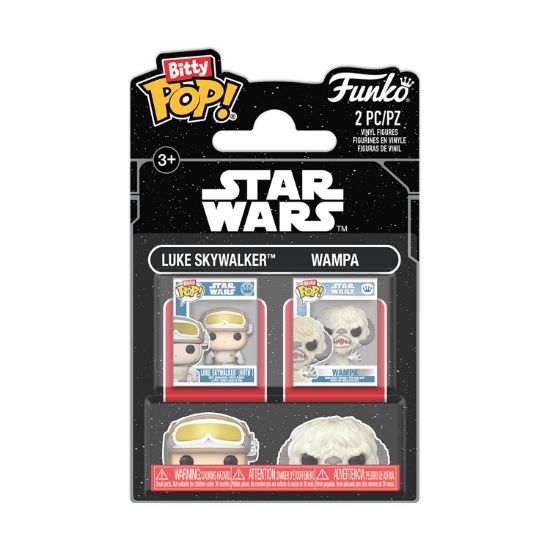 Picture of Funko Bitty Pop! 2-Pack Disney: Star Wars - Luke Skywalker & Wampa Vinyl Figures