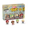 Picture of Funko Bitty Pop! 4-Pack: One Piece - Monkey D. Luffy, Roronoa Zoro, Axe-Hand Morgan, Bitty Pop! Chase Vinyl Figures
