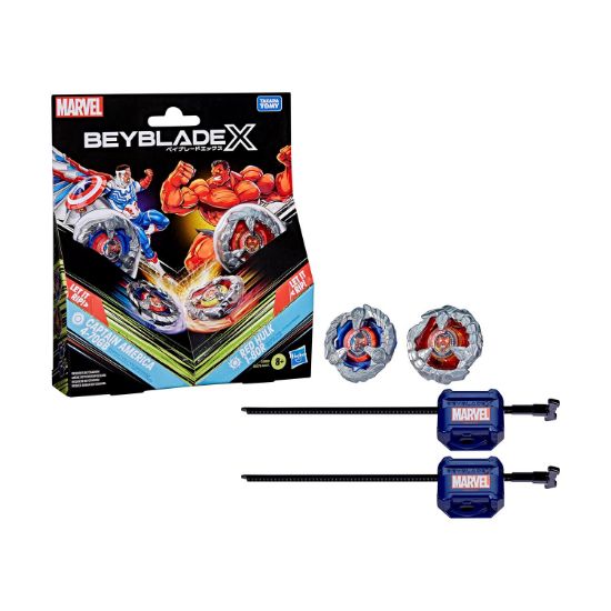 Picture of Hasbro Bey Blade: Marvel Collab - Multipack Captain America Red Hulk (G1690)