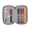Picture of Safta: FC Barcelona - Double Filled Pencil Case (28pcs) Navy Blue (412525854)