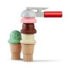 Picture of Melissa & Doug Pretend Play: Wood Scoop & Stack - Ice Cream Playset (6074871)