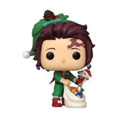 Picture of Funko Pop! Plus: Demon Slayer - Tanjiro Kamado (Holiday) #2032 Vinyl Figure
