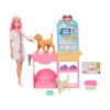 Picture of Mattel Barbie: You Can be Anything - Fast Cast Veterinarian Clinic Doll and Accessories (JFX93)