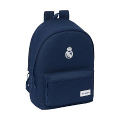 Picture of Safta: Real Madrid - Laptop Double Backpack (40cm) Navy Blue + USB (642469820)