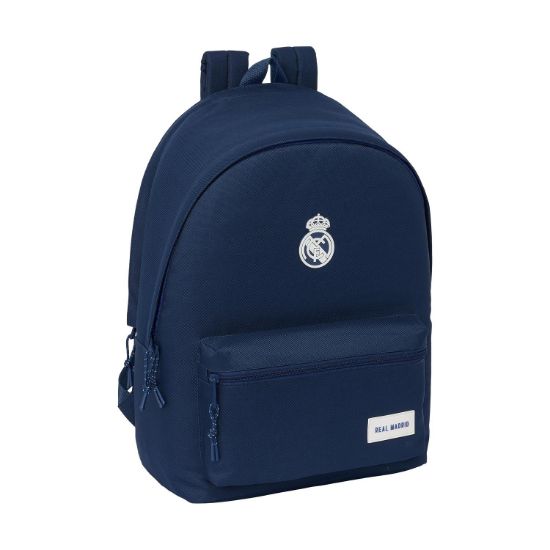 Picture of Safta: Real Madrid - Laptop Double Backpack (40cm) Navy Blue + USB (642469820)