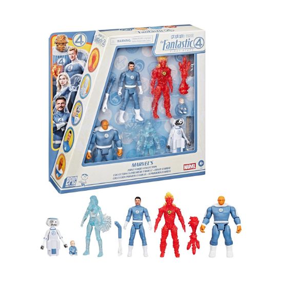 Picture of Hasbro Marvel Studios Epic World of Action: The Fantastic 4 First Steps - Marvel's First Family Collection Figures (G0982)