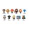 Picture of Monogram: Harry Potter (Series4) (Blind Bag/Random) 3D Foam Bag Clips Figures (48120)