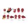 Picture of Monogram Marvel: Deadpool (Series4) (Blind Bag/Random) 3D Foam Bag Clips Figures (68605)