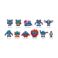 Picture of Monogram Disney: Stitch (Blind Bag/Random) 3D Foam Bag Clips Figures (85955)