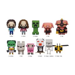 Picture of Monogram: Minecraft Movie (Series1) (Blind Bag/Random) 3D Foam Bag Clips (37035)