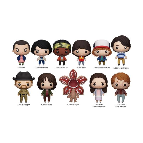 Picture of Monogram: Stranger Things (Series1) (Blind Bag/Random) 3D Foam Bag Clips Figures (32500)