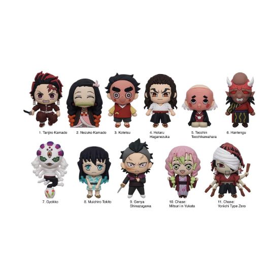 Picture of Monogram: Demon Slayer (Series7) (Blind Bag/Random) 3D Foam Bag Clips Figures (74645)
