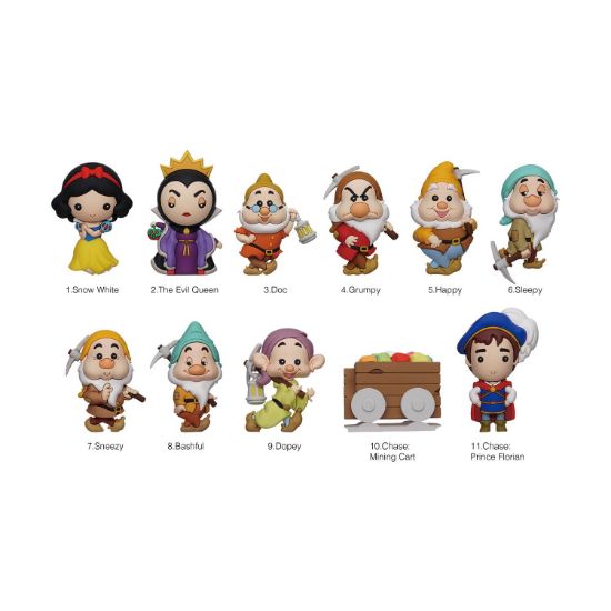 Picture of Monogram Disney: Snow White Classic (Series 66) (Blind Bag/Random) 3D Foam Bag Clips Figures (86420)