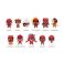 Picture of Monogram Marvel: Deadpool (Series3) (Blind Bag/Random) 3D Foam Bag Clips Figures (68595)