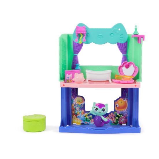 Picture of Spin Master Gabby's Dollhouse Movie: 'MerCat's' Spa-awesome Bathroom Playset (6074306)
