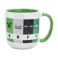 Picture of Stor: Minecraft Squared Pattern - Young Adult Ceramic Elite Mug In Gift Box (385ml) (75618)