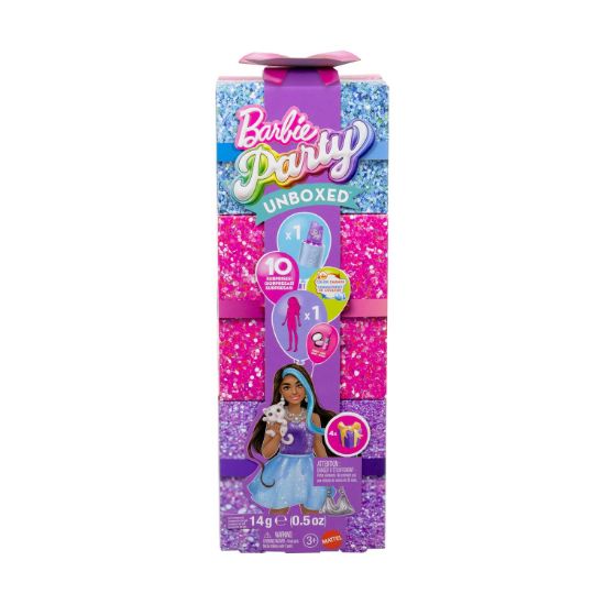 Picture of Mattel Barbie Reveal: Glam Party Unboxed - Brunette Doll (JFY66)