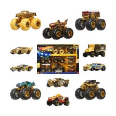 Picture of Mattel Hot Wheels: Monster Trucks - Bigfoot Trophy Champions Set of 12(JDW07)