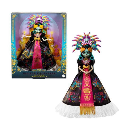 Picture of Mattel Monster High: Skullector - Skelita Calaveras Dia De Muertos Doll (JDR63)
