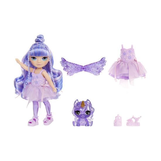 Picture of MGA Rainbow High: Rainbow Fantasy Fairies - Amethyst Willow Doll (543435)