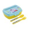 Picture of Stor: Peppa Pig Core 2022 - Funny Sandwich Box With Cutlery (13909)