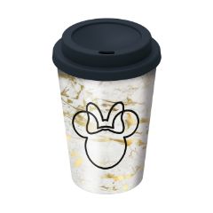 Picture of Stor: Disney: Minnie Mouse Small Plastic Double-Walled Coffee Tumbler (390ml) (01048)
