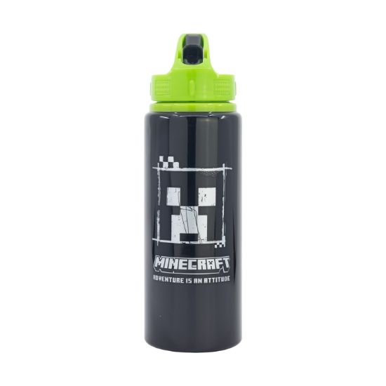 Picture of Stor: Minecraft - Aluminium Sport Bottle (730ml) (75610)
