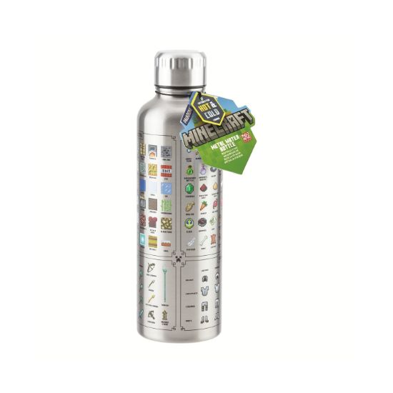 Picture of Paladone Minecraft Metal Water Bottle (500ml) (PP7995MCFV3)