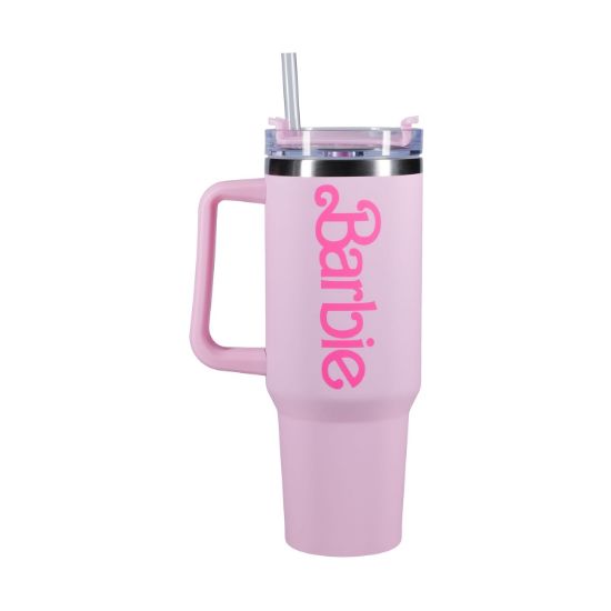 Picture of Paladone Barbie XL Multiway Travel Mug with Straw (1200ml) (PP13760BR)