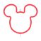 Picture of Paladone: Disney - Mickey Wall Mountable LED Neon Light (PP12621DSCVN)