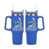 Picture of Paladone: Stitch - Blue 900ml Multiway Travel Cup and Straw (PP14794LS)