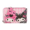 Picture of Loungefly Sanrio: My Melody And Kuromi Zip Around Wallet (SANWA1037)