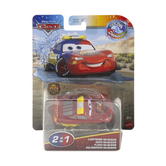 Picture of Mattel Disney Cars: Color Changers - Rescue Lightning McQueen Vehicle (JBM69)