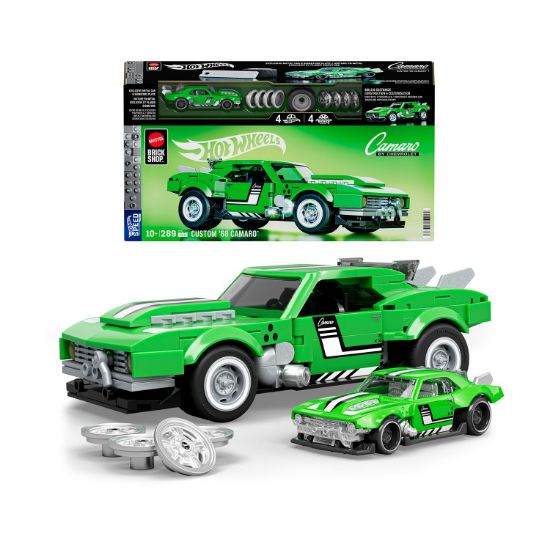 Picture of Mattel Hot Wheels: Speed Series Brick Shop - Camaro by Chevrolet Custom '68 Camaro Vehicle (JFT16)