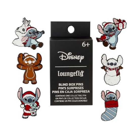 Picture of Loungefly Disney: Lilo & Stitch - Holiday Mystery Box Pin Set (WDPN3215)