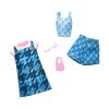 Picture of Μattel Barbie: Fashions 2-Pack Clothing Set - Jean Dress, T-Shirt, Jean Shorts, Jean Bustier & Accessories (HRH45)
