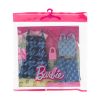 Picture of Μattel Barbie: Fashions 2-Pack Clothing Set - Jean Dress, T-Shirt, Jean Shorts, Jean Bustier & Accessories (HRH45)