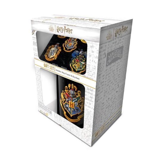 Picture of Pyramid: Harry Potter - Colourful Crest Gift Set (Mug, Coaster & Keychain) (GP86732)